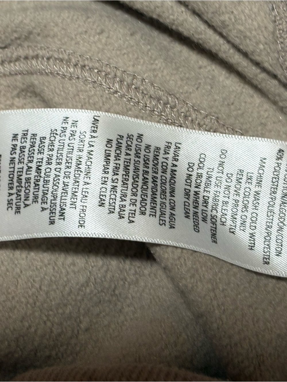 Calvin Klein Taupe Zip Hoodie & Logo Joggers Set - Picture 5 of 10